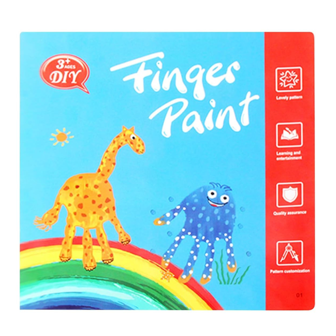 Fingerstempel-Malset | Fördert Kreativität und Spielspaß – Stempelkissen für Kinder